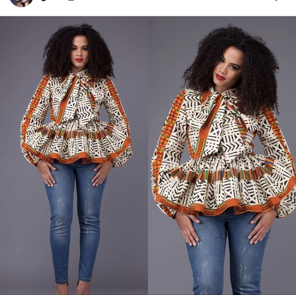 Grass-fields Peplum Top NWOT - Picture 3 of 3